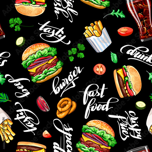Seamless pattern with fast 1