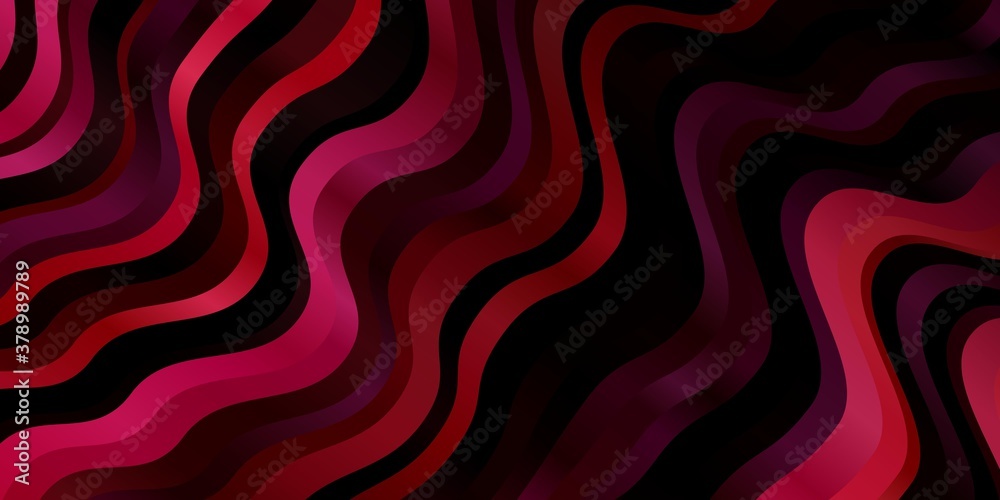 Light Pink, Red vector backdrop with circular arc. Colorful geometric sample with gradient curves. Template for your UI design. Light Pink, Red vector backdrop with circular arc. Colorful geometric sample with gradient curves. Template for your UI design.