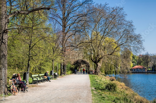 Photography berlin, deutschland  - uferweg am lietzensee
