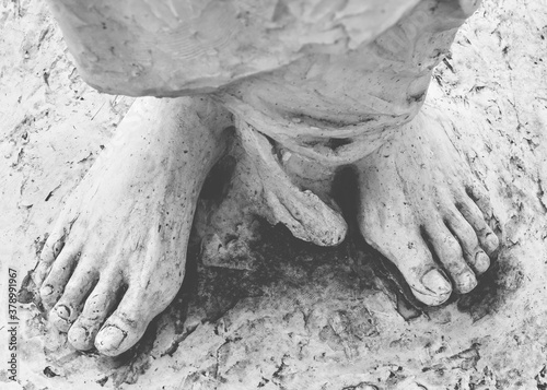 Slika na platnu Feet of Christ