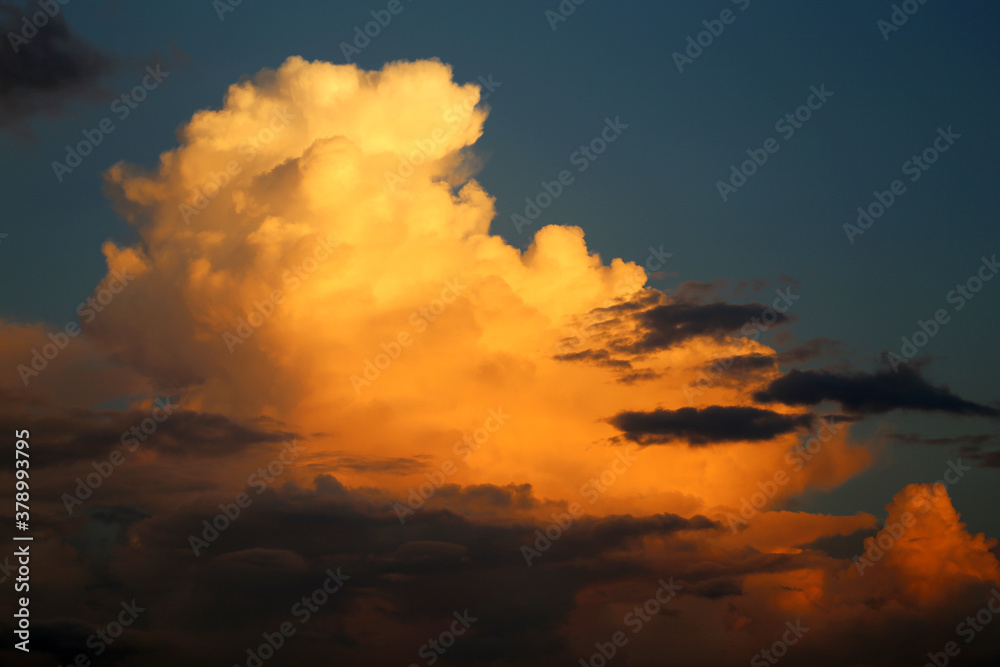 Photo background wonderful clouds