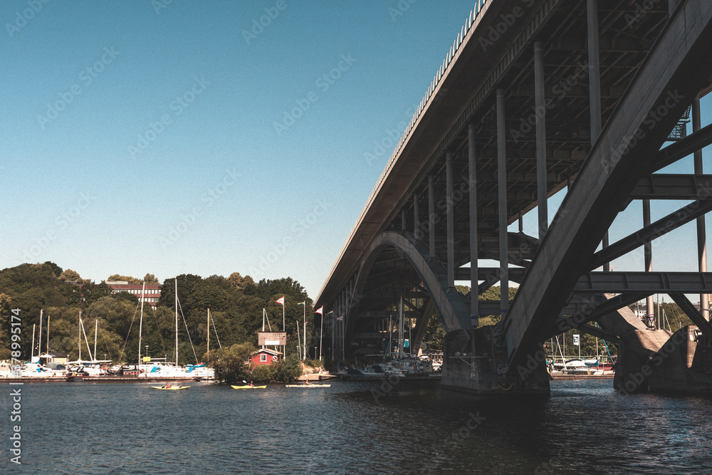 bridge over the river