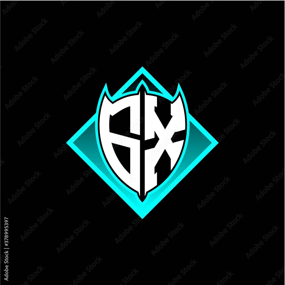 G X letter shield with square protection logo as a sweetener G X letter shield with square protection logo as a sweetener