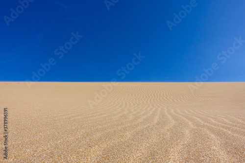 Sand dune desert in Taroa Colombia near Punta Gallinas