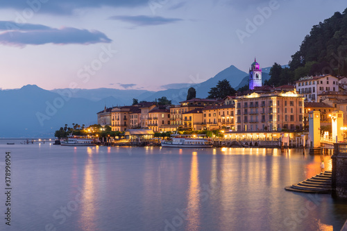 view of the Como lake Italy