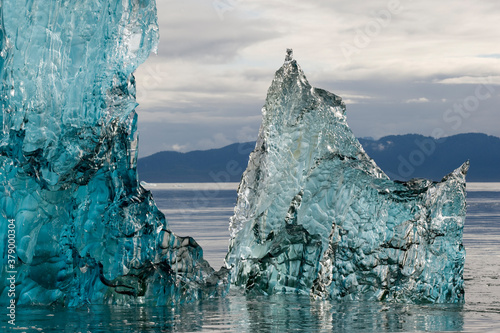 Iceberg in Holkham Bay, Alaska photo