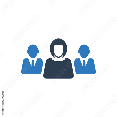 team leader icon - business group icon