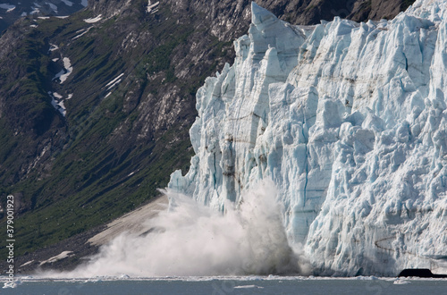 Calving Glacier, Glacier Bay National Park, Alaska photo