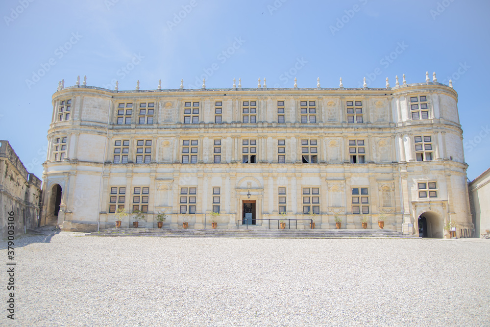 Provence Drome Grignan castle facade