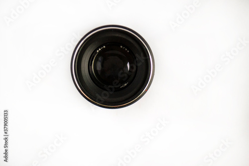 lens on white background