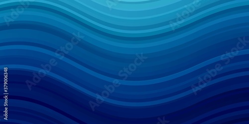 Light BLUE vector pattern with lines. Abstract illustration with bandy gradient lines. Pattern for websites, landing pages.