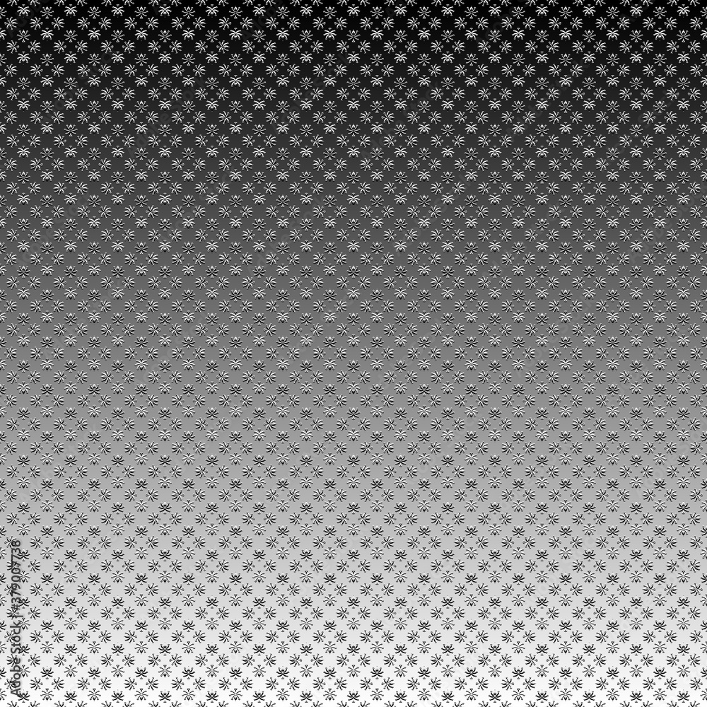 Bas-relief illustration with repetitive geometric shapes covering the background. Black and white design for pattern, web, wallpaper, digital graphics and artistic decorations. Bas-relief illustration with repetitive geometric shapes covering the background. Black and white design for pattern, web, wallpaper, digital graphics and artistic decorations.