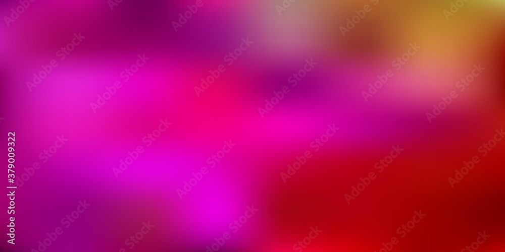 Light pink, yellow vector blur pattern. Light pink, yellow vector blur pattern.