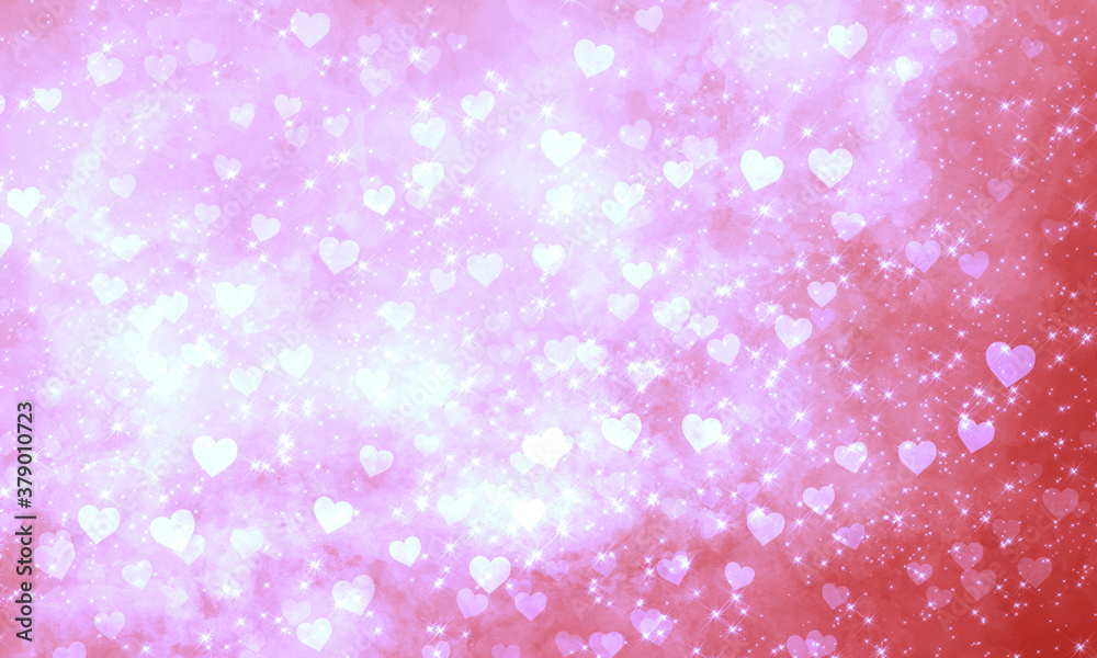 festive magical shining red white magical sparkling background with many hearts and shining stars. background for valentine's day, birthday, christmas festive magical shining red white magical sparkling background with many hearts and shining stars. background for valentine's day, birthday, christmas