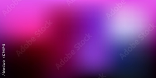 Dark Pink, Green vector gradient blur template.