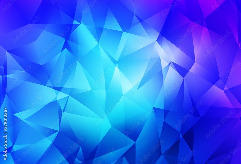 Light Pink, Blue vector abstract polygonal pattern. Light Pink, Blue vector abstract polygonal pattern.