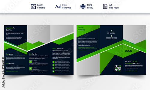 Business Corporate Trifold Brochure design