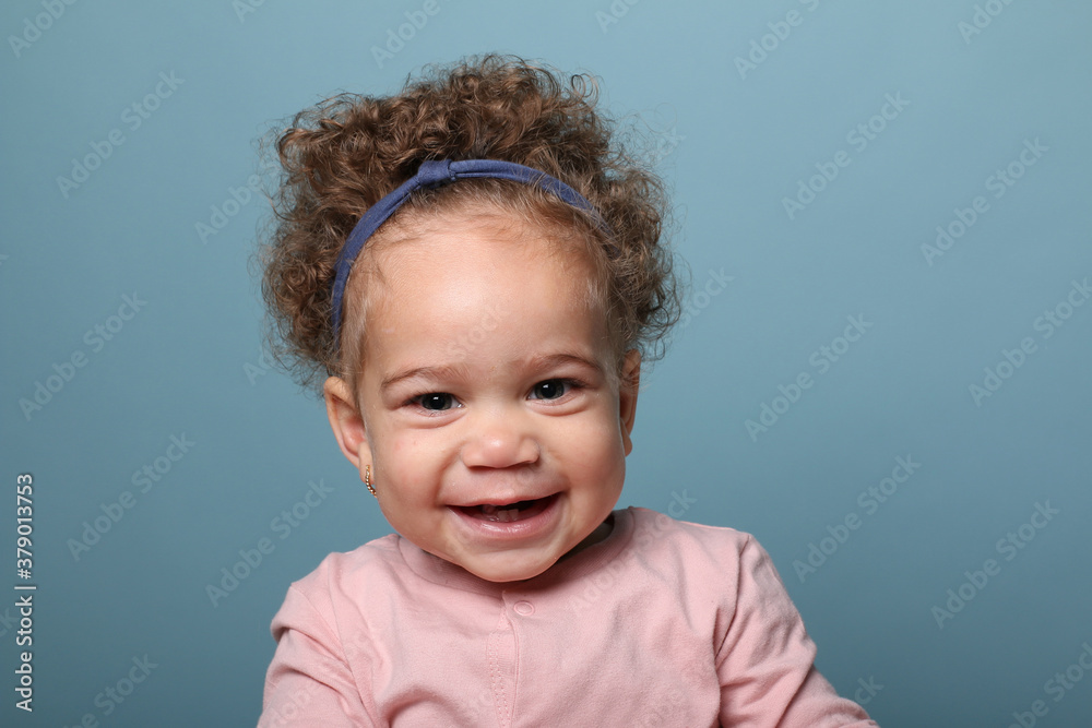 Portrait of a beautiful young afro girl Portrait of a beautiful young afro girl