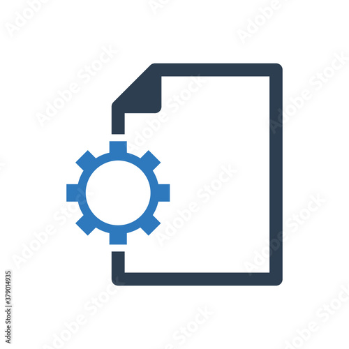 Document file settings icon