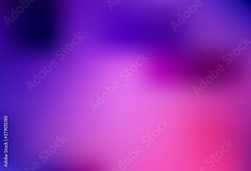 Light Purple  Pink vector blurred shine abstract template.