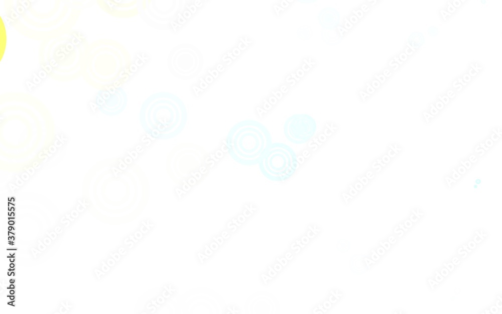 Light Blue, Yellow vector template with circles. Light Blue, Yellow vector template with circles.