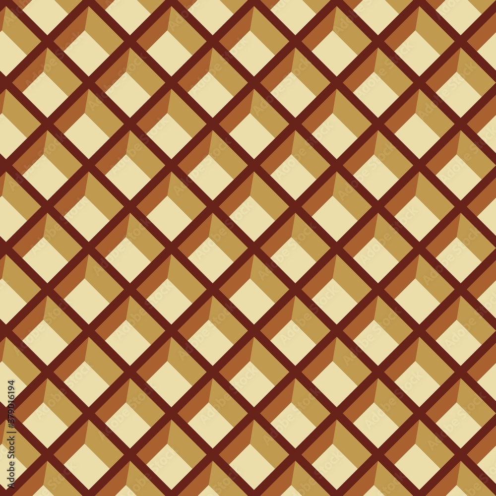 Grating, seamless lattice pattern. Modern design in bauhaus style. Good idea for textile, wallpaper, shopping poster, wrapping paper.