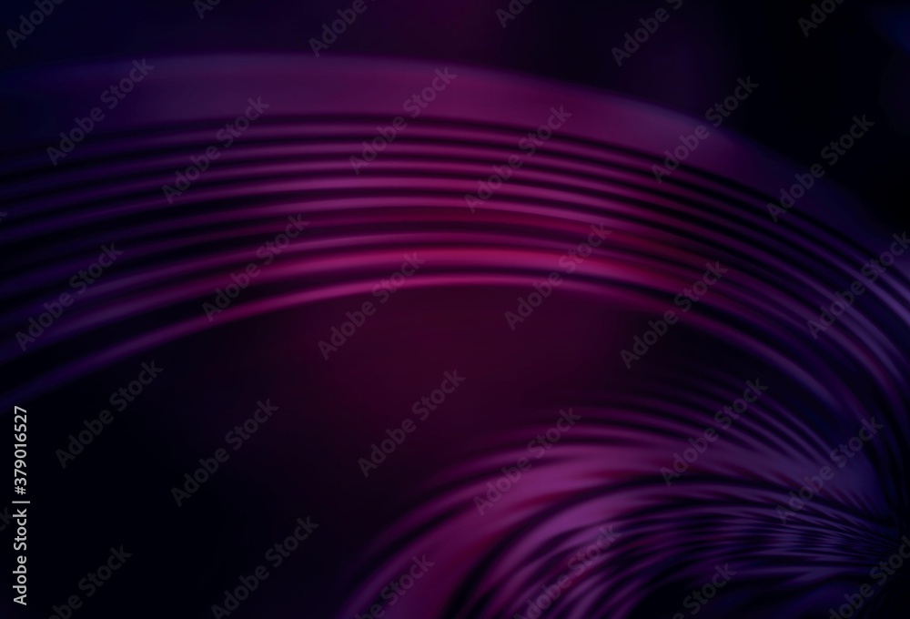 Fototapeta premium Dark Pink vector blurred bright texture.