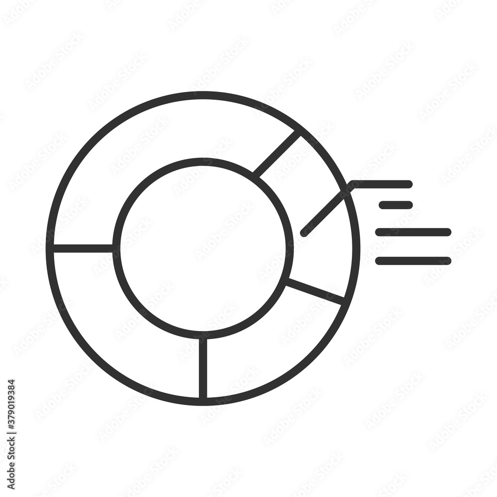 data analysis, financial business round diagram information, line icon data analysis, financial business round diagram information, line icon