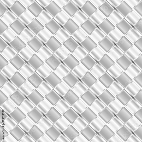 Simple, smooth surface, black and white color tone, seamless argyle shapes background.