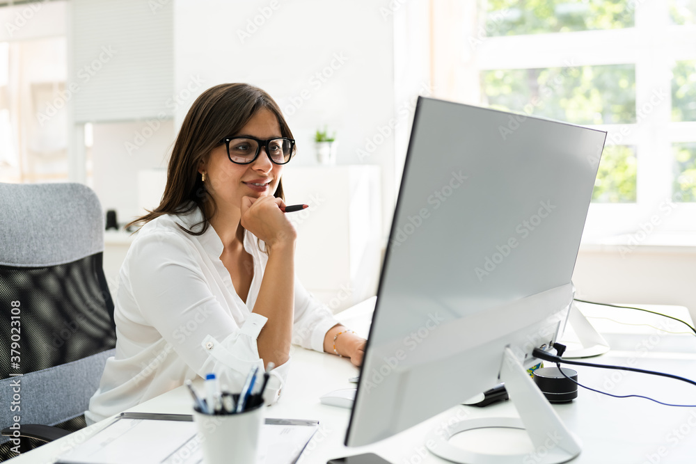 Business Executive Woman Working Business Executive Woman Working