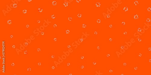 Light orange vector layout with circle shapes.