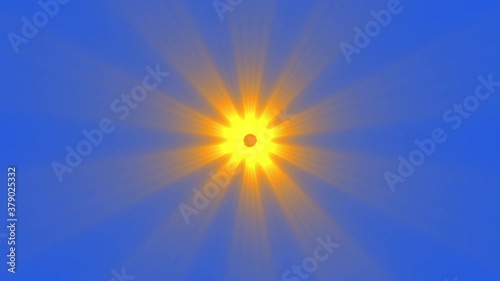 Abstract Sun Solar Mandala Background 2