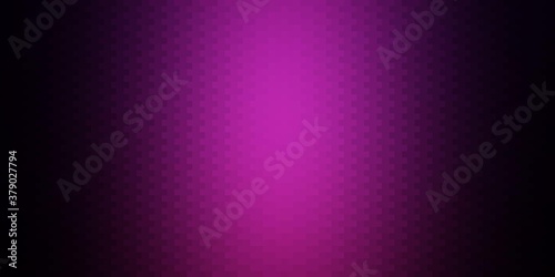 Dark Purple vector layout with lines, rectangles. Abstract gradient illustration with colorful rectangles. Template for cellphones.