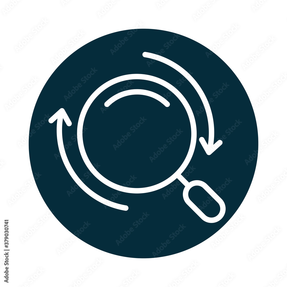 search icon, arrows browser refresh block and line icon search icon, arrows browser refresh block and line icon