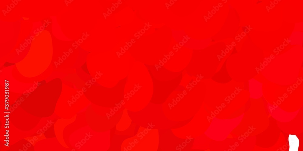 Dark red vector template with abstract forms.