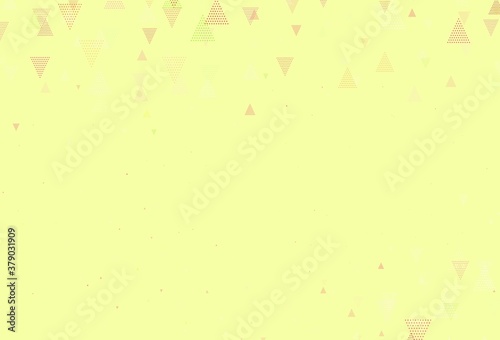 Light Pink, Yellow vector layout with circles, lines.