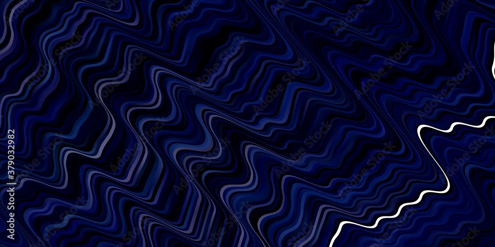 Dark Pink, Blue vector backdrop with bent lines. Colorful illustration in circular style with lines. Template for cellphones.