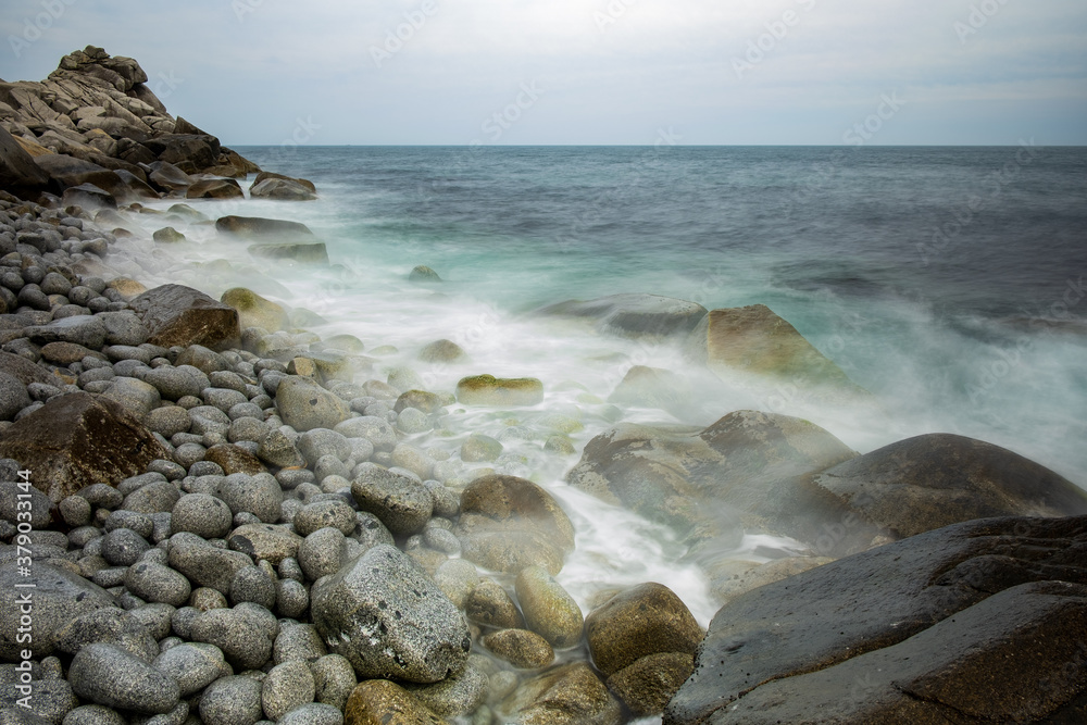 Εκτύπωση καμβά rocks and sea