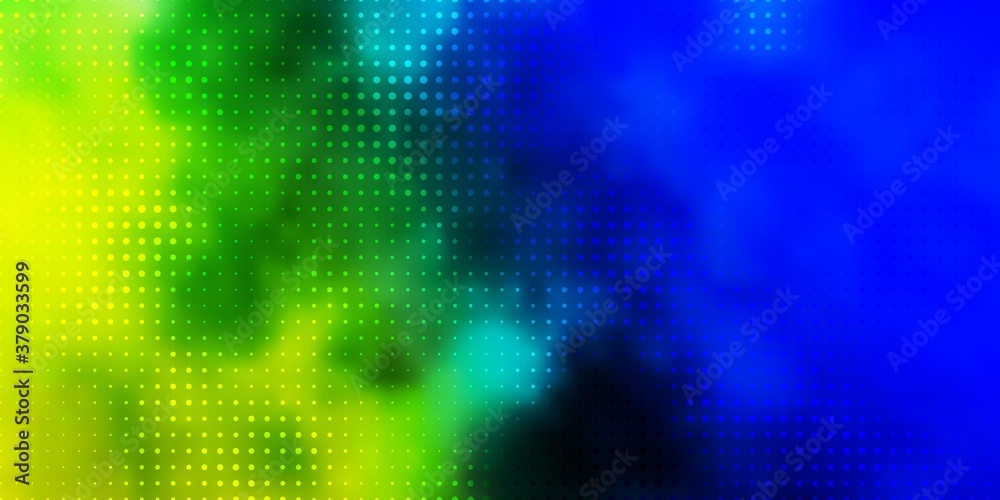 Light Blue, Green vector backdrop with dots. Glitter abstract illustration with colorful drops. Pattern for booklets, leaflets. Light Blue, Green vector backdrop with dots. Glitter abstract illustration with colorful drops. Pattern for booklets, leaflets.