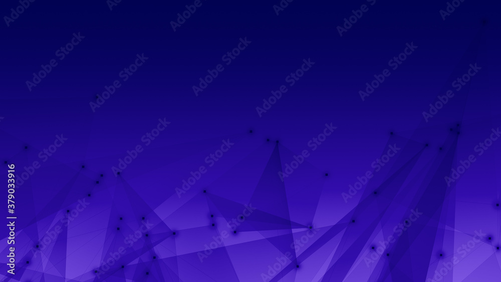 Abstract technology and science polygonal space low poly dark background Tone blue purple with connecting dots and lines. Abstract technology and science polygonal space low poly dark background Tone blue purple with connecting dots and lines.