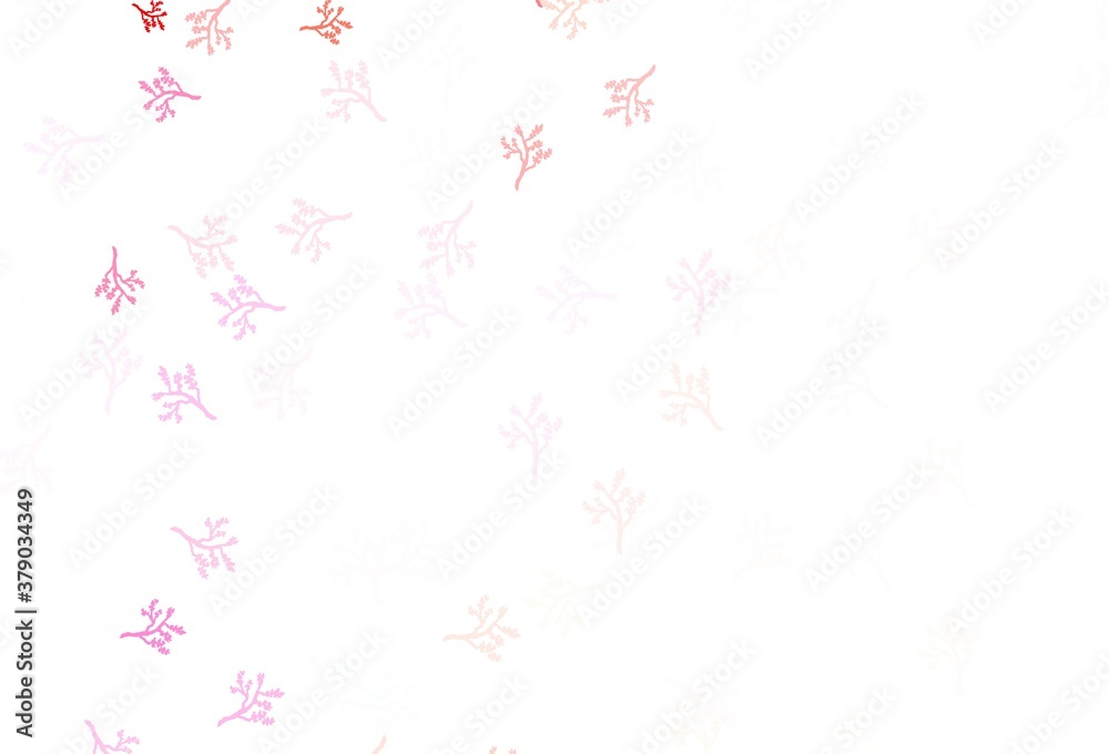 Light Pink vector natural artwork with sakura. Light Pink vector natural artwork with sakura.