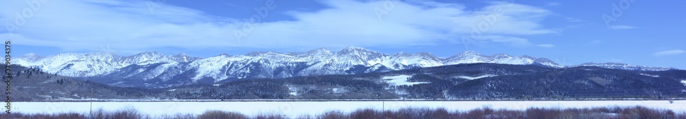 Rockies In Winter