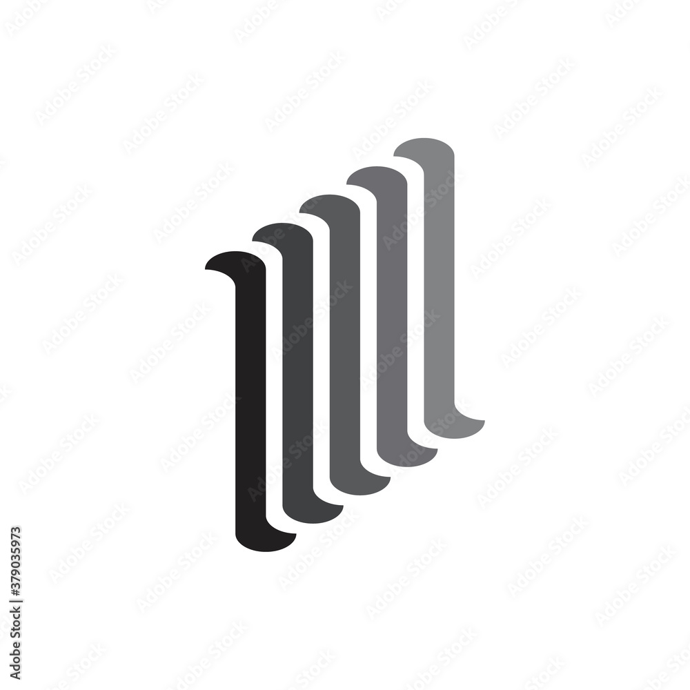 Multiply L letter logo design vector Multiply L letter logo design vector