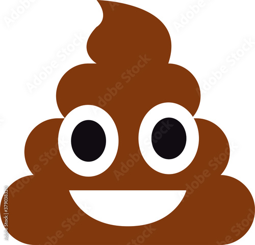 poop emoji funny vector art
