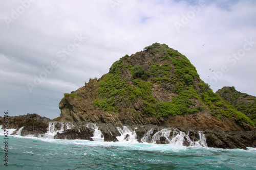 rock in the ocean