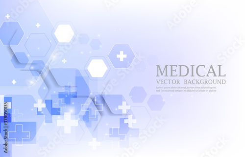 abstract futuristic vector medical background