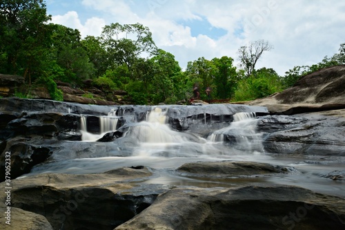 Huay Chan Waterfall Khunhan District Sisaket Province Thailand photo