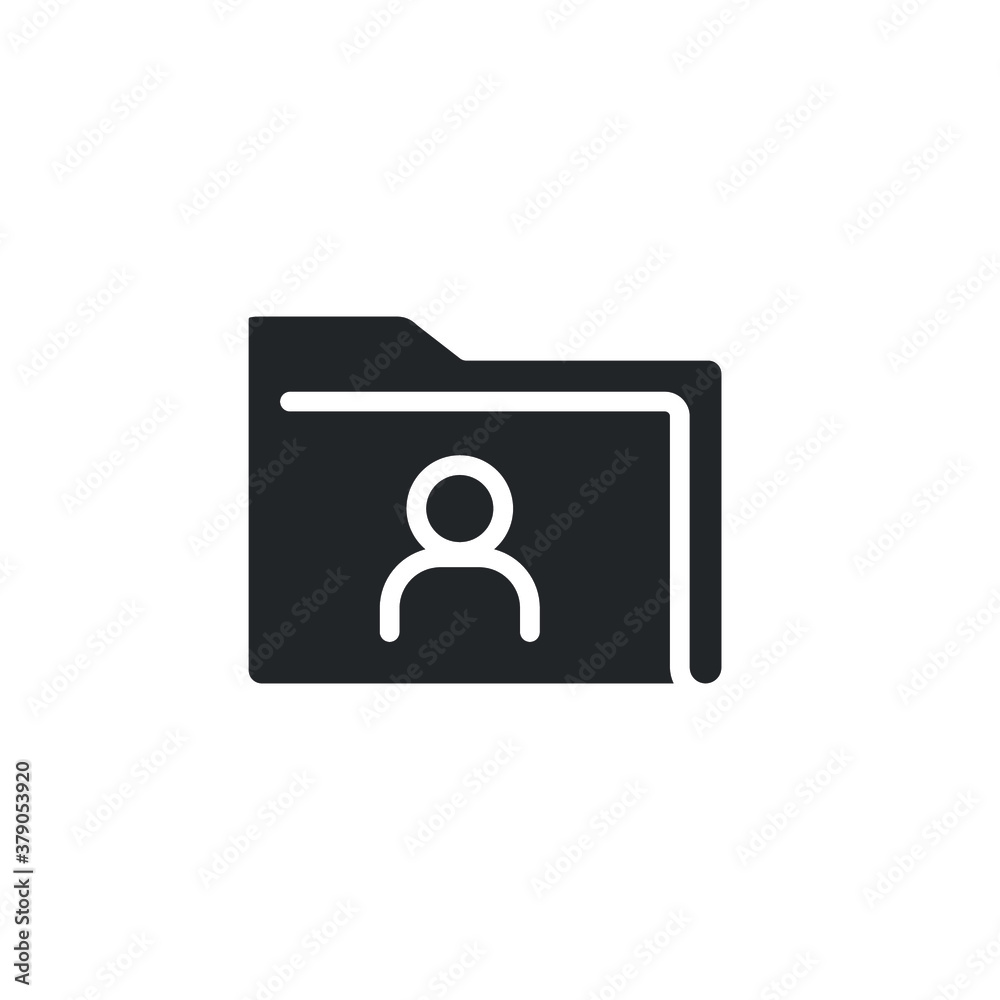 Documents Profile or User private folder icon. folder with person sign symbol. Privacy confidential document, Protection personal directory. Vector illustration Design on white background EPS 10 Documents Profile or User private folder icon. folder with person sign symbol. Privacy confidential document, Protection personal directory. Vector illustration Design on white background EPS 10