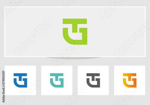 Initial TG Unique, attractive and creative modern logo. TG or GT letter logo.