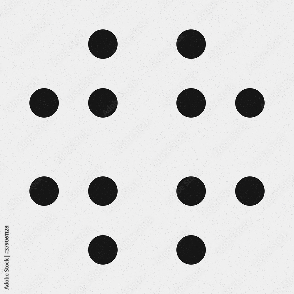 Abstract Cross Pattern Dots Logo generative computational art illustration